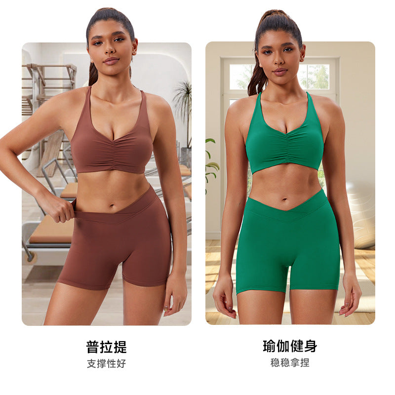 New arrival cross-border environmental-friendly recycled fabric professional fitness wear tops outdoor sports intimates tight yoga wear vest