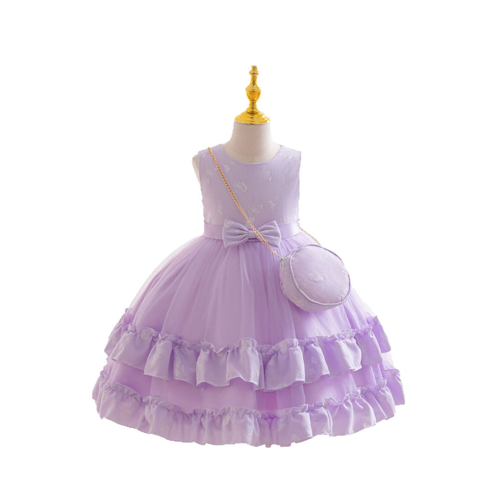 Ready-to-ship wholesale three-piece tutu skirt set, children's formal dress, princess dress, girls' birthday dress, kids' dress