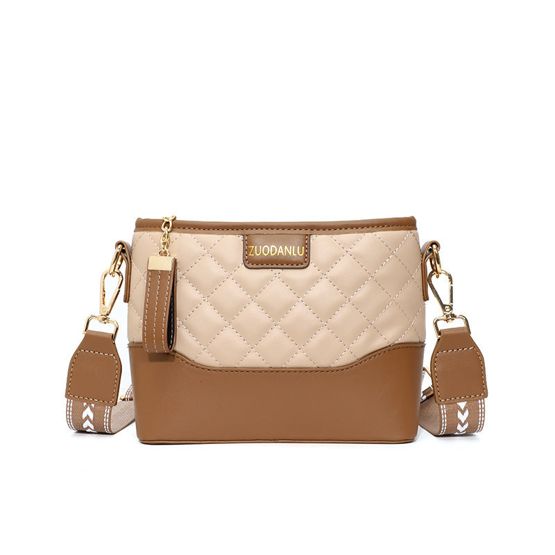 This year's trendy women's bags: 2025 new arrival, stylish diamond-quilted embroidered shoulder bag, versatile and elegant crossbody bag, dropshipping available