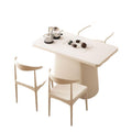 Cream style small apartment balcony tea table and chair combination modern casual water kettle all-in-onefor home tea table new arrival