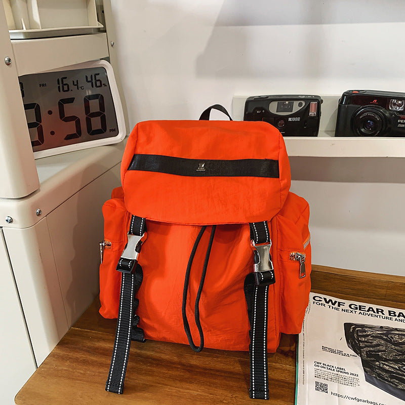 Cross-border light travel large-capacity backpack simple trend college student schoolbag outdoor hiking backpack