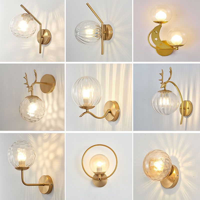Minimalist chic wall sconce - new creative deer antler design for bedroom bedside, nordic style living room background wall, hallway, and aisle lighting