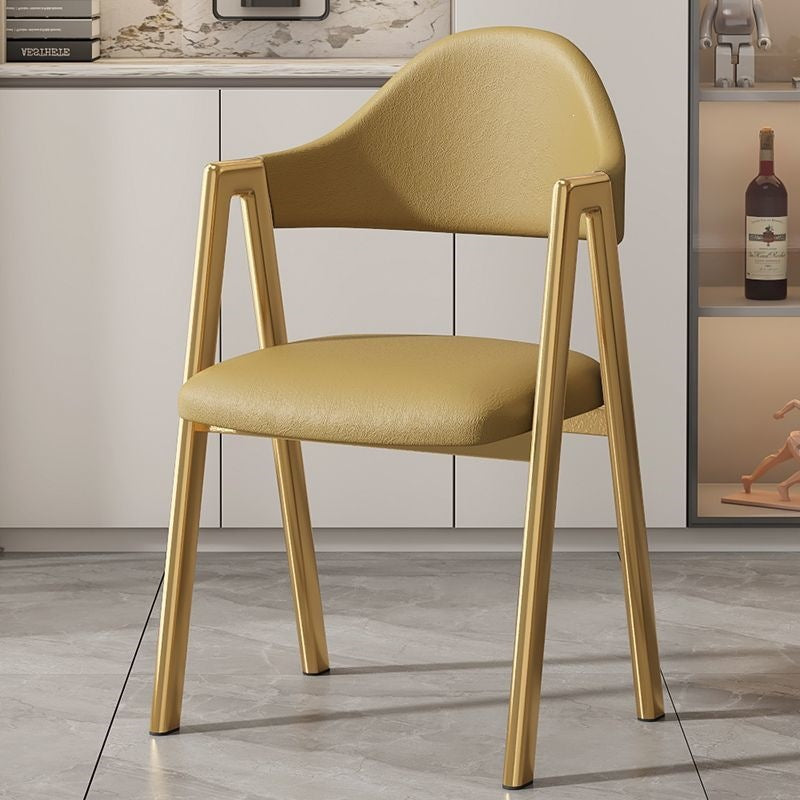 Dining chair home casual modern scandinavian chair bedroom study desk chair casual stool backrest commercial dining table chair