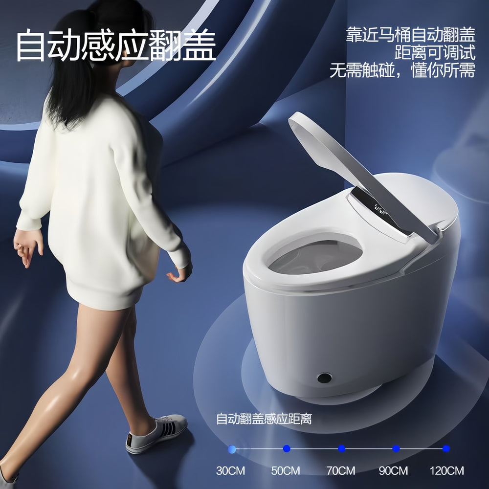 smart toilet fully automatic all-in-onefor home instant heating voice siphon water pressure-free electric toilet