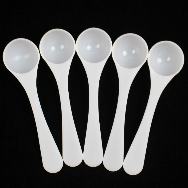 Plastic measuring spoon small spoon 4ml feed fertilizer washing powder liquid measuring spoon accurate measurement water 4g