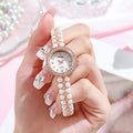 Ouki pearl chain small dial watch women's light luxury high-value mother-of-pearl dial ladies watch wholesale