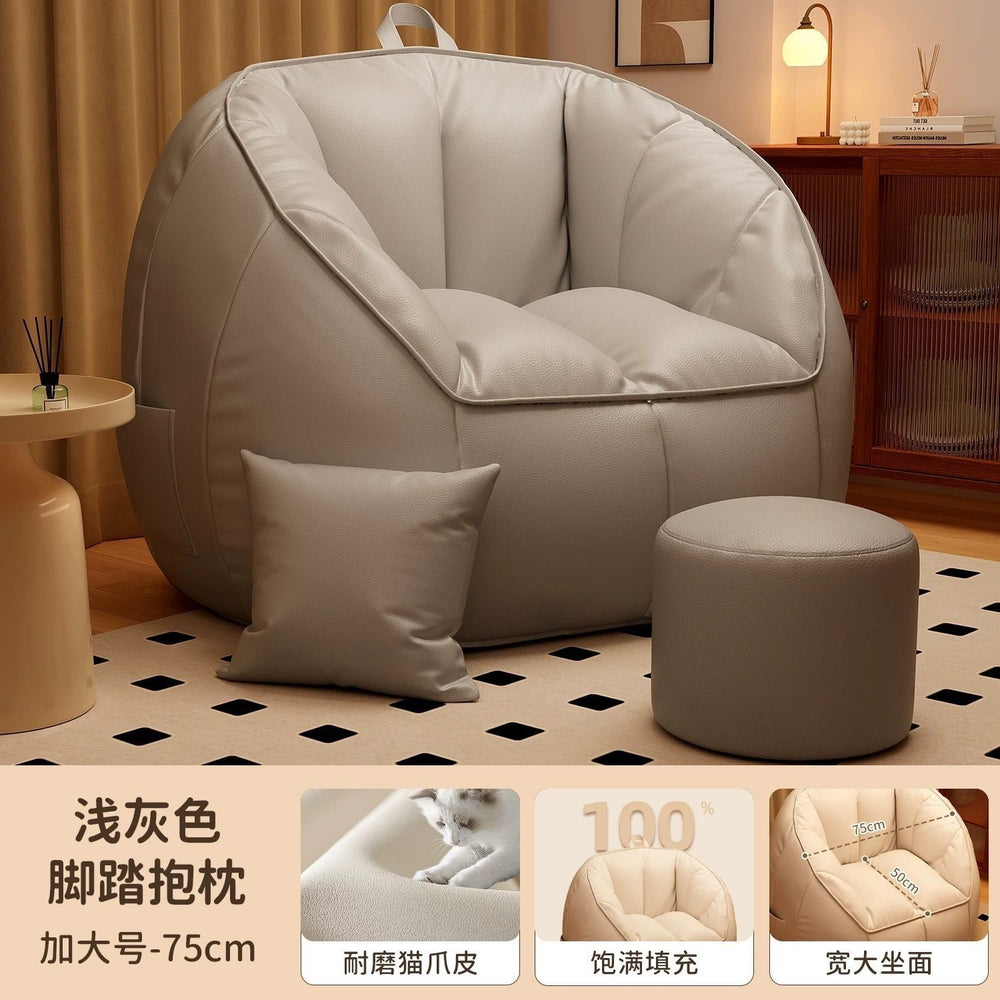 Lazy sofa can lie down and sleep in the bedroom bean bag single sofa back chair small apartment tatami casual sofa chair