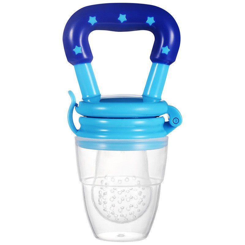 English card pack, baby fruit and vegetable music, fruit complementary food star bite music, silicone mesh bag baby chewing and feeding