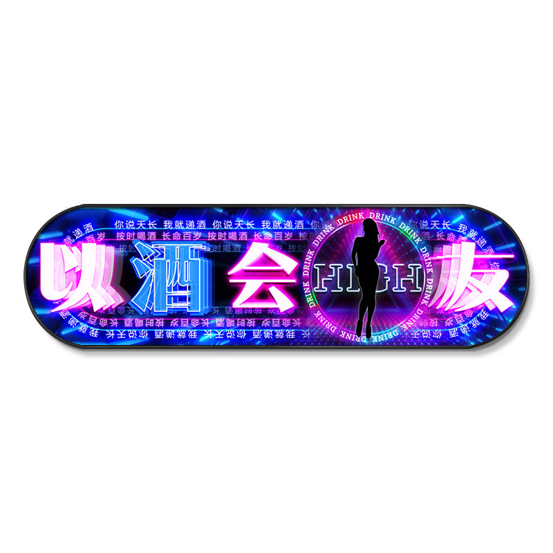 KTV room background wall lighting painting bar private room hanging painting leisure club theme decoration tavern mural