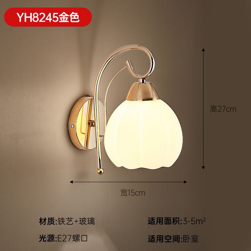 Wall lamp bedside lamp led bedroom wall lamp modern casual creative light luxury living room staircase aisle balcony lighting