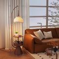 Fei shi desk living room for homenew arrivalsmall apartment bauhaus solid wood round small tea table floor lamp fei shi medium