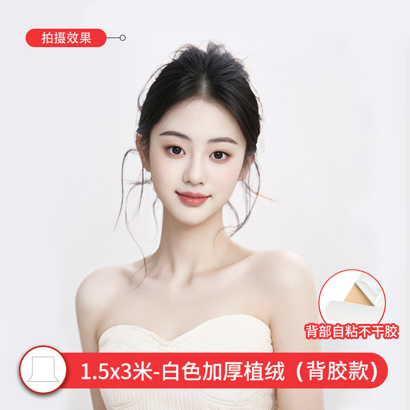 2 * 3 meters black light-absorbing cloth, flocking photographic background cloth, New Year's black screen photo shooting prop curtain is not