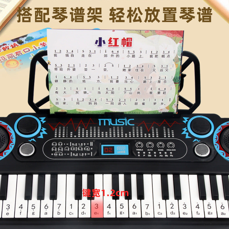Baby early education toy 37-key children's toy electronic keyboard girl beginner electric piano musical instrument toy