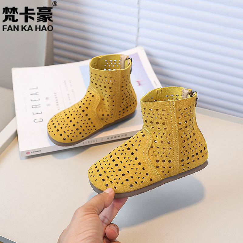Summer short boots new arrivalcut outkids shoes breathable fashion boots girl roman shoes trendyeasiest for match boys sandals