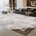 Italian-style removable double-layer rug for living room and bedroom, 2026 new arrival, easy-care bedside mat, minimalist detachable carpet