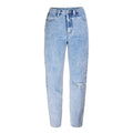 Amazon  jeans women's new arrival hot selling plaidcasual washed hole light color jeans