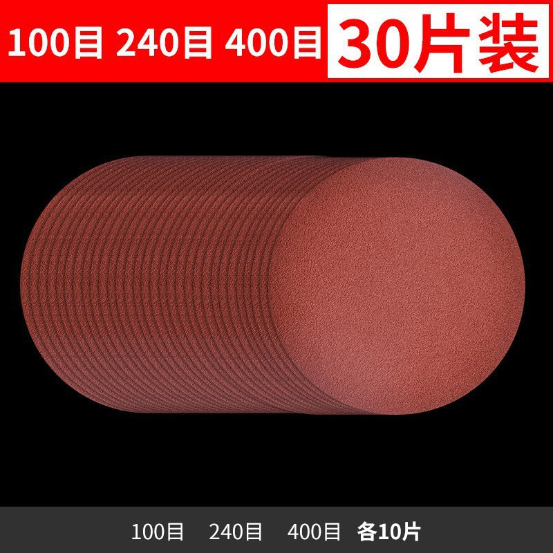4inch sandpaper flocking woodworking wall grinder polishing round suction cup back velvet self-adhesive angle grinder grinding disc