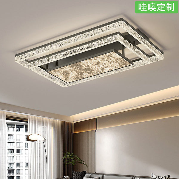 [Wow] Italian minimalist ceiling lamp modern light luxury cloud bedroom main lamp atmospheric household Zhongshan lamps