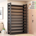 Steel shoe rack for home door floor-standing multi-layer storage rack iron art simple storage rack entrance door shoe cabinet