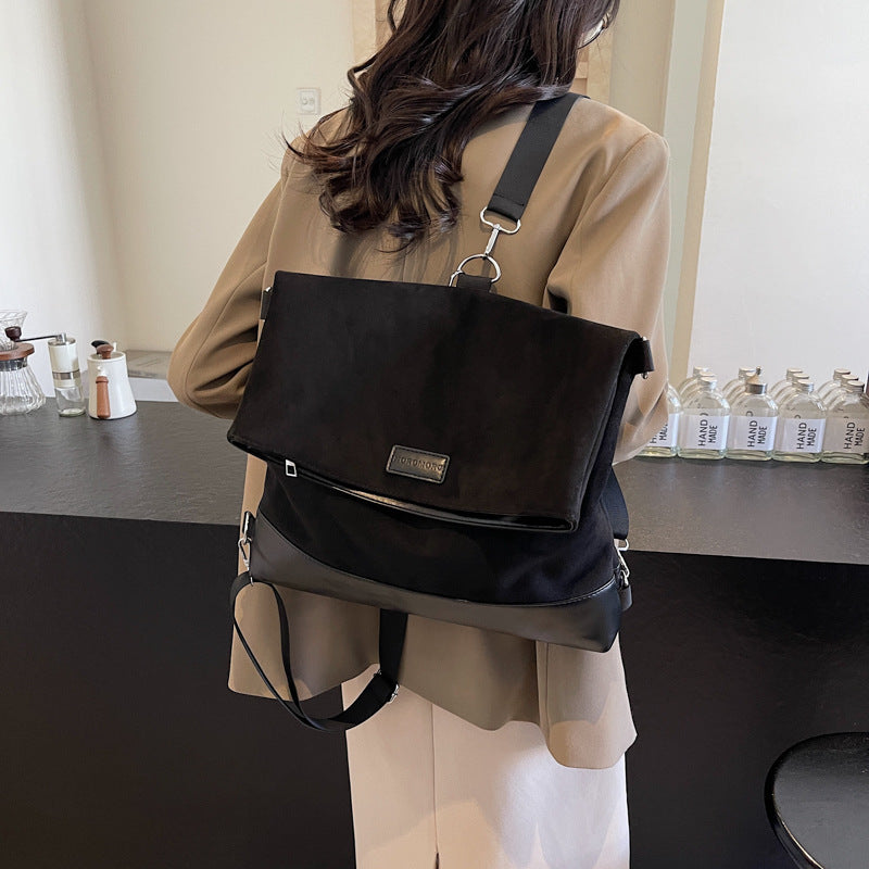 Retro large-capacity bag 2025 fashionable new women's bag autumn and winter commuting texture women's backpack