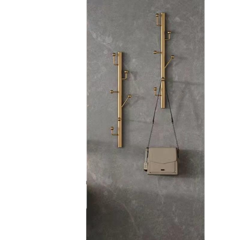 Wall-mounted coat rack, freestanding wall hanger, no-drill wall-mounted clothes rack, clothing store display rack