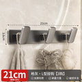 No punching clothes hook, door rear clothes hanger, wall-mounted door entrance, coat cabinet hook, strong row hook