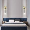 New arrival wall lamp deer head normcoreaccessible luxury modern pastoral style grids starry sky spotlight background wall master bedroom pair