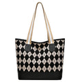 Women's bag 2024 new shoulder bag large capacity handbag fashionable versatile canvas bag commuter tote bag