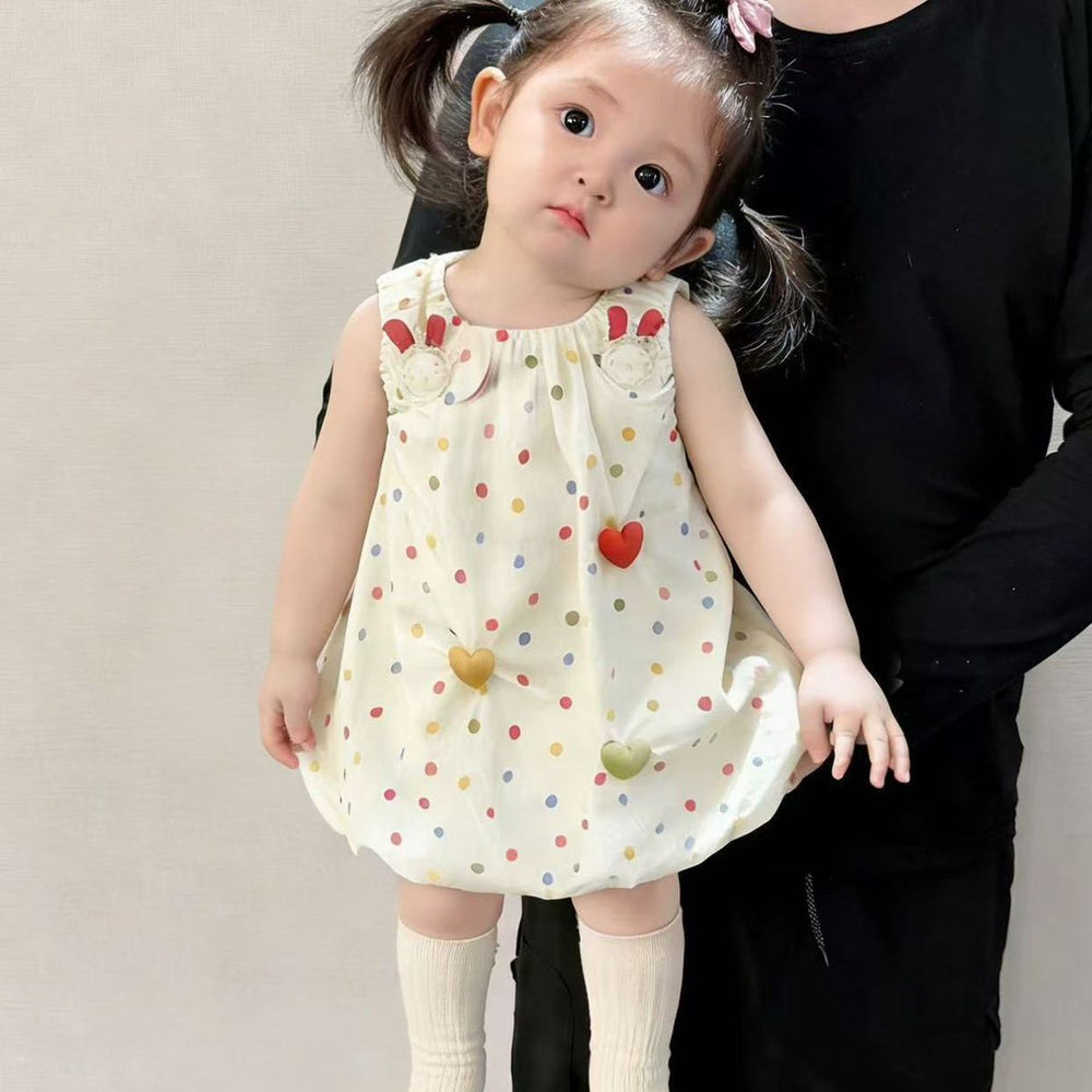 Korean style lightweight sleeveless bodysuit - summer baby clothes, sweet infant & toddler outerwear, cute summer romper