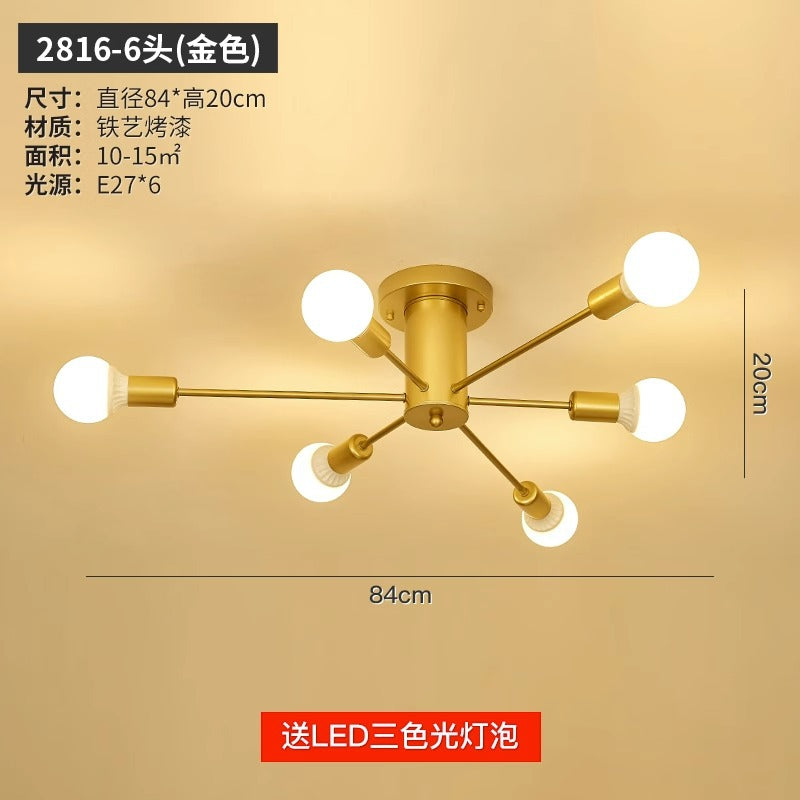 export european style living room chandelier post-modern casual three-head dining room master bedroom for home high-end scandinavian lamps