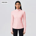 Fall and winternew arrival yoga sports outwear women's elastic running fitness yoga wear long sleevestopsjacketz18031