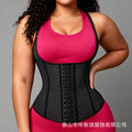 Fashion body shaping vest tight slimming look waist corset round hole breathable shaping tops latex shaping tummy vest
