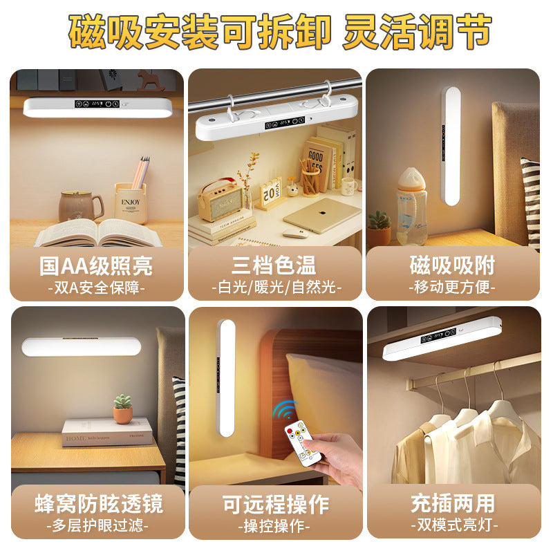 Desk lamp for college students in dormitories, cool hanging lamp on the bed, night light, good thing, top bunk and bottom bunk transformation handy gadget