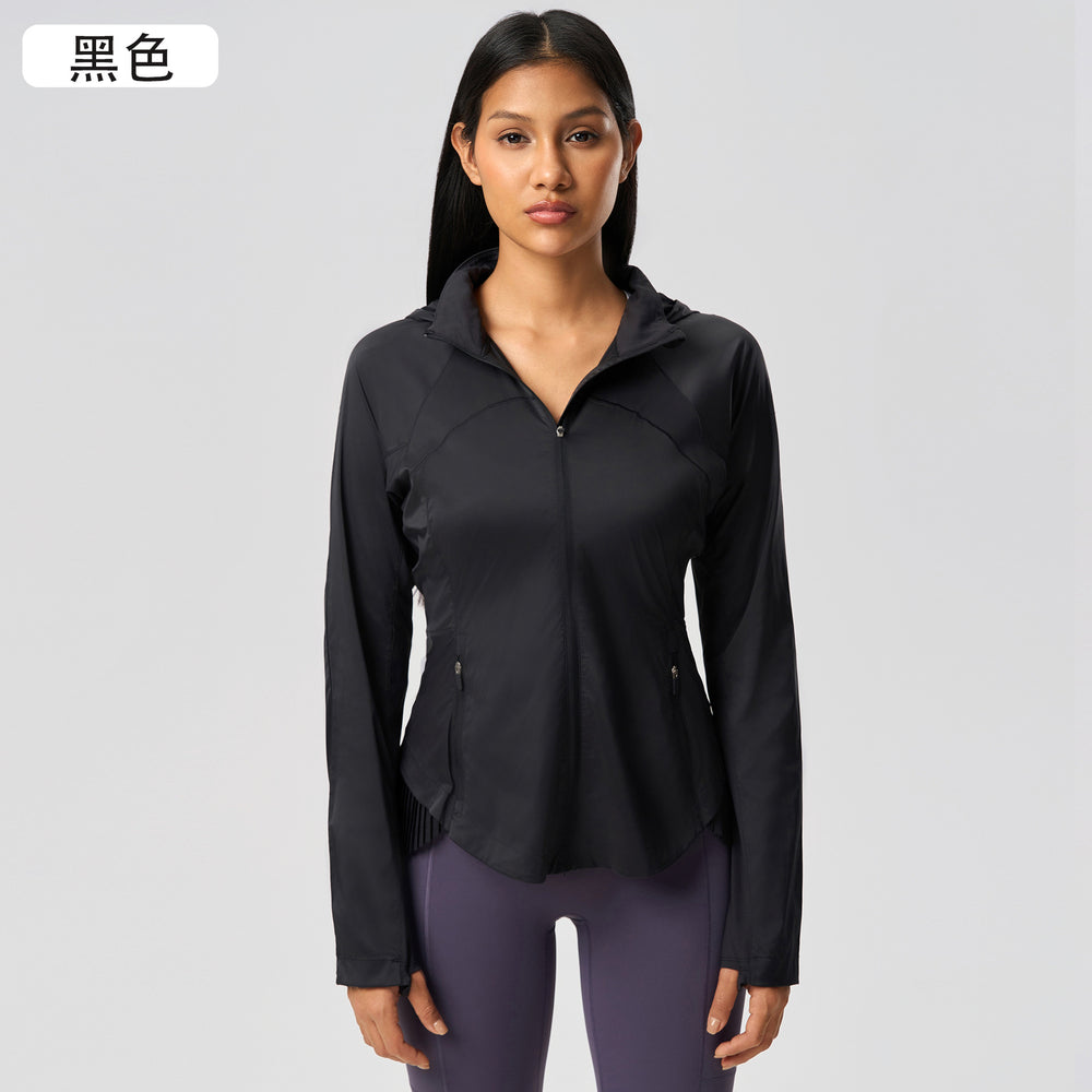 Summer sports outdoor uv protection skin suit upf50+ slimming breathable sun protection clothing for women d25005