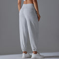 Fashionnew arrival drawstring jogger pants women's casualloose sweatpants yoga fitness running flap pocket pants home sweatpants