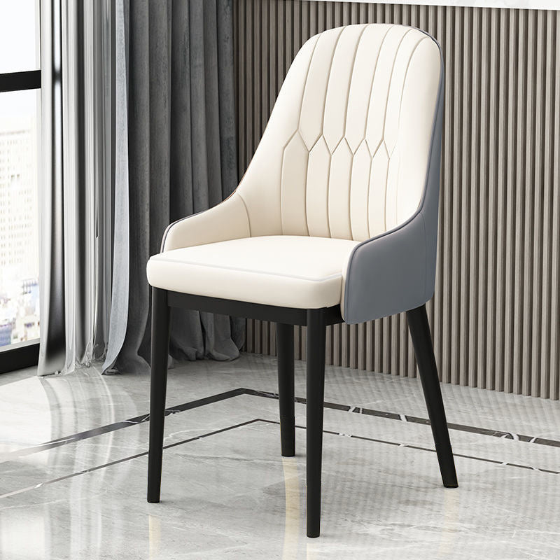Nordic dining chair - modern minimalist design for home, premium quality, light luxury backrest, casual dining chair, restaurant & cafe seating