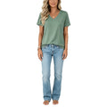 Amazon  summer cross-border fashion new v-neck spring/summer t-shirt tops for european and american women