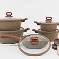 12pcs soup pot, spatula and spoon set