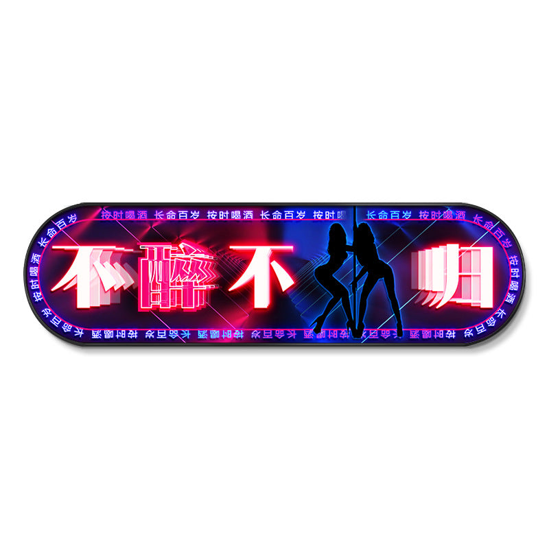 KTV room background wall lighting painting bar private room hanging painting leisure club theme decoration tavern mural