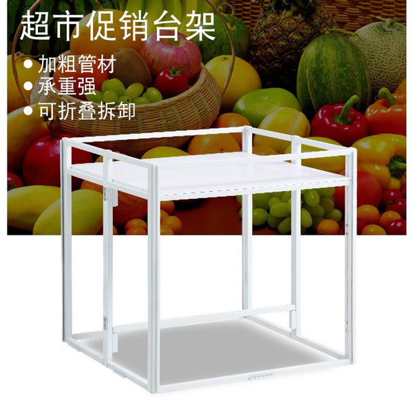 Source Factory Iron Display Shelf Supermarket Shopping Mall Display Folding Shelf Advertising Showcase