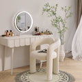 Cream dressing table scandinavianpopular makeup designer nail salon dining chair for home bedroom backrestaccessible luxury dressing table chair