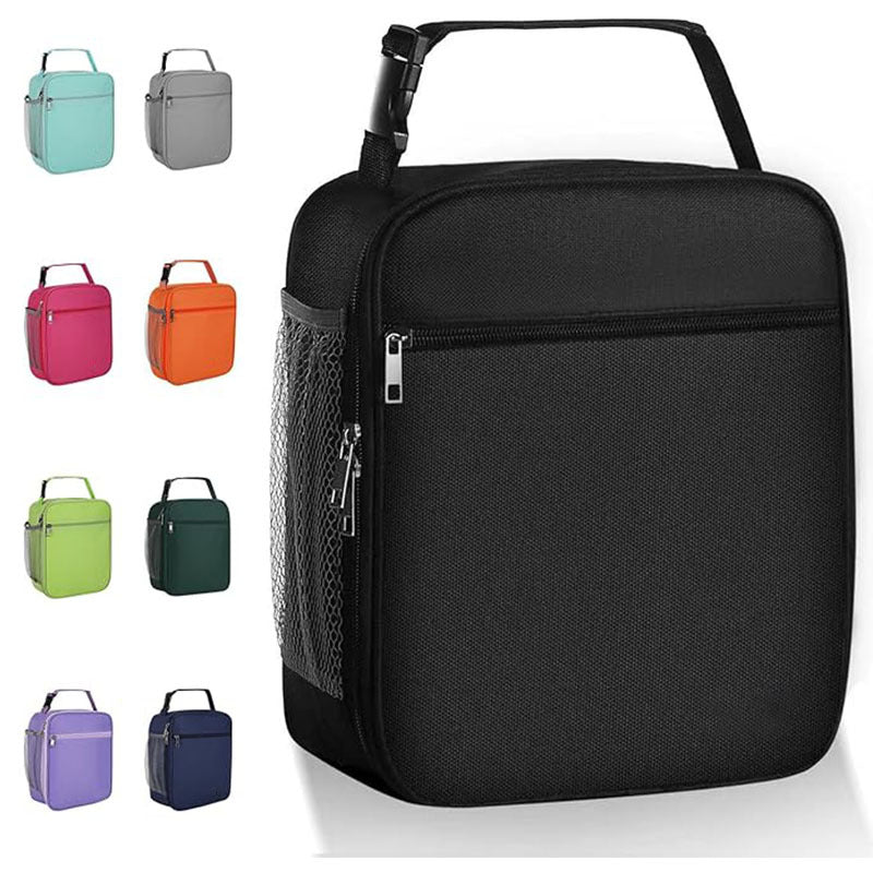Lunch box bag, portable thermal insulation, thickened waterproof, with rice bag, office worker bento bag, outdoor picnic bag, multi-functional commuting