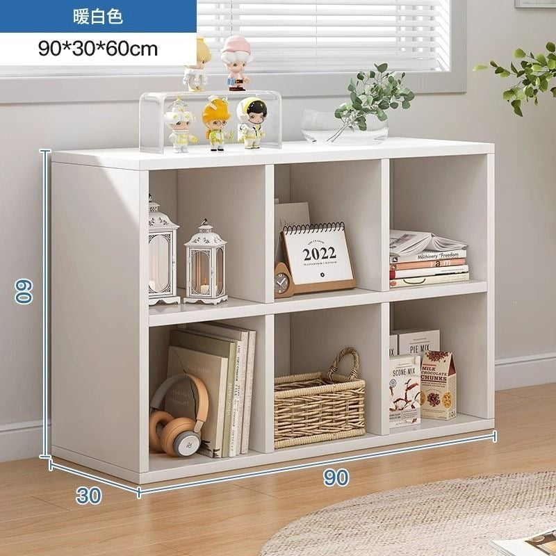 Bookshelf kindergarten reading rack multifunctional simple storage cabinet living room storage cabinet for home floor-standing storage rack
