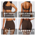fashion yoga clothes for women slimming look body shaping sports vest fitness elastic high waist hip lifting running sports suit