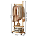 Coat rack floor-standing clothes rack for home clothes drying rack simple bedroom clothes storage rack room living room indoor
