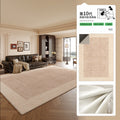 Removable and washable living room carpet, mid-century style, machine washable, double-layer sofa floor mat, high-end bedroom, no-maintenance bedside blanket
