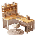 Corner gaming desk double computer desk desktop home desk bookshelf combination bedroom office desk writing desk gaming
