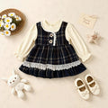 Autumn sweet two-piece style girls' dress - simple, elegant, and adorable - dreamy and super cute dress for