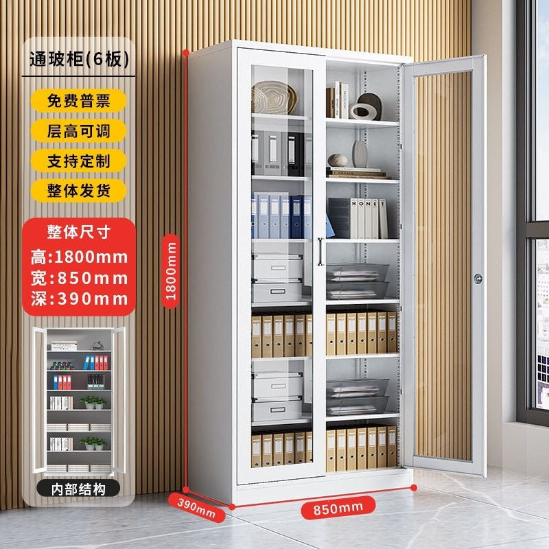 Steel file cabinet office file financial voucher storage cabinet iron locker drawer storage cabinet