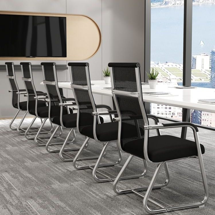 Computer chair, home office chair, comfortable for long periods of sitting, arched staff meeting chair, mahjong chair, dormitory student back chair, no